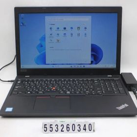 Lenovo ThinkPad L580 Core i5 8250U 1.6GHz/8GB/256GB(SSD)/15.6W/FWXGA(1366x768)/Win11 【553260340】