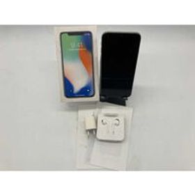 中古 Apple iPhoneX 5.8インチ 256GB (シルバー) 国内版SIMロックフリー MQC22J/A 136266 状態： C:並品