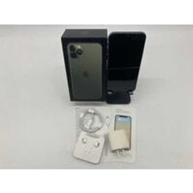 中古 Apple iPhone11 Pro 5.8インチ 256GB (ミッドナイトグリーン) 国内版SIMロックフリー MWCC2J/A 140636 状態： C:並品