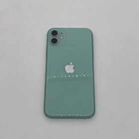 中古 【SIMロック解除済み】【au】 Apple iPhone11 64GB (グリーン) MWLY2J/A 155390 状態： C:並品