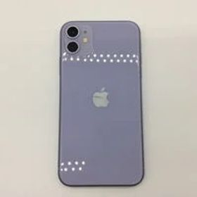 中古 【SIMロック解除済み】【SoftBank】 Apple iPhone11 64GB (パープル) MWLX2J/A 155410 状態： C:並品