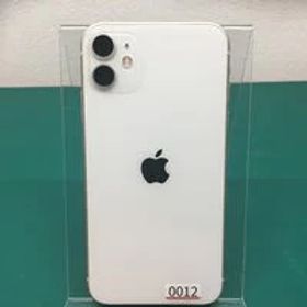中古 【SIMロック解除済み】【SoftBank】 Apple iPhone11 64GB (ホワイト) MWLU2J/A 155406 状態： C:並品