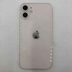 中古 【docomo】Apple iPhone12 mini 5.4インチ 128GB (ホワイト) MGDM3J/A 144021 状態： B:良品