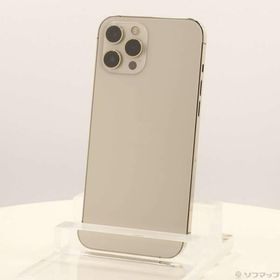 〔中古〕Apple(アップル) iPhone12 Pro Max 256GB ゴールド MGD13J／A SIMフリー〔269-ud〕