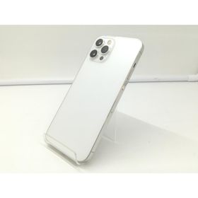 【中古】Apple au 【SIMロック解除済み】 iPhone 12 Pro Max 256GB シルバー MGD03J/A【札幌】保証期間１ヶ月【ランクC】