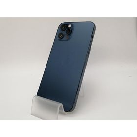 【中古】Apple docomo 【SIMロック解除済み】 iPhone 12 Pro Max 128GB パシフィックブルー MGCX3J/A【三宮センター】保証期間１週間【ランクC】