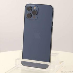〔中古〕Apple(アップル) iPhone12 Pro Max 256GB パシフィックブルー MGD23J／A SIMフリー〔348-ud〕