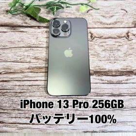 【新品バッテリー 100%】iPhone 13 Pro 256GB グラファイト SIMフリー T(O)2624039