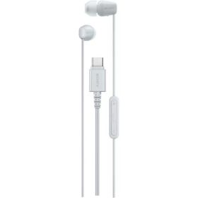 ソニー(SONY) IER-EX15C-WZ ホワイト 有線カナルイヤホン USB Type-C対応 5mmドライバー搭載 リモコン付