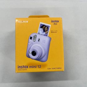 【未開封・箱やぶれアリ】富士フイルム インスタントカメラ instax mini 12 チェキ ライラックパープル 4547410489156