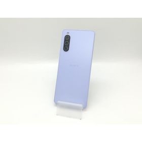 【中古】SONY SoftBank 【SIMフリー】 Xperia 10 V ラベンダー 6GB 128GB A302SO【福岡天神】保証期間１ヶ月【ランクB】