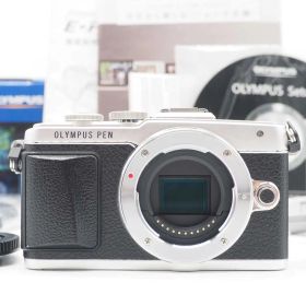 オリンパス Olympus Pen Lite E-PL7 16.0MP Camera Silver 3345 shots 元箱 [美品] #Z6222A