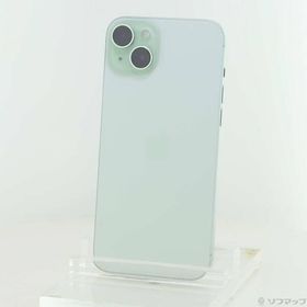 〔中古〕Apple(アップル) iPhone15 Plus 256GB グリーン MU0Q3J／A SIMフリー〔196-ud〕