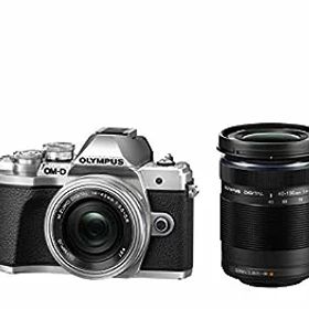 【中古】OLYMPUS ミラーレス一眼カメラ OM-D E-M10 MarkIII EZダブルズームキット シルバー