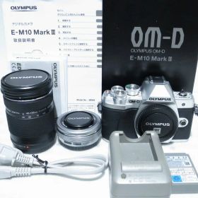 オリンパス OLYMPUS ミラーレス一眼（ダブルズームキット） OM-D E-M10 Mark III EZダブルズームキット 【中古】