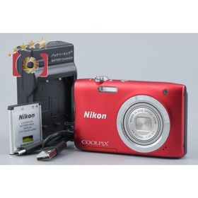 【中古】Nikon ニコン COOLPIX A100 レッド コンパクトデジタルカメラ