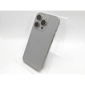 【中古】Apple 楽天モバイル 【SIMフリー】 iPhone 15 Pro 128GB ナチュラルチタニウム MTU93J/A【高崎モントレー】保証期間１ヶ月【ランクC】