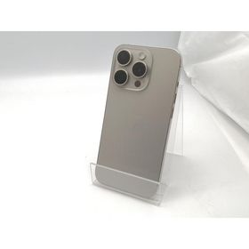 【中古】Apple 国内版 【SIMフリー】 iPhone 15 Pro 128GB ナチュラルチタニウム MTU93J/A【ECセンター】保証期間１ヶ月【ランクB】