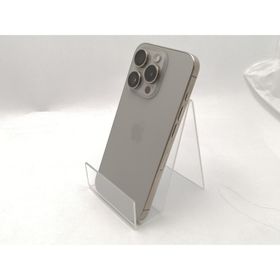 【中古】Apple 国内版 【SIMフリー】 iPhone 15 Pro 128GB ナチュラルチタニウム MTU93J/A【ECセンター】保証期間１ヶ月【ランクB】