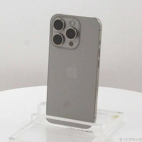 〔中古〕Apple(アップル) iPhone15 Pro 128GB ナチュラルチタニウム MTU93J／A SIMフリー〔258-ud〕