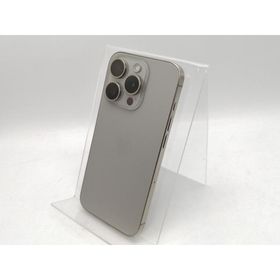 【中古】Apple 国内版 【SIMフリー】 iPhone 15 Pro 128GB ナチュラルチタニウム MTU93J/A【高崎モントレー】保証期間１ヶ月【ランクB】