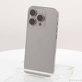 〔中古〕Apple(アップル) iPhone15 Pro 128GB ナチュラルチタニウム MTU93J／A SIMフリー〔251-ud〕