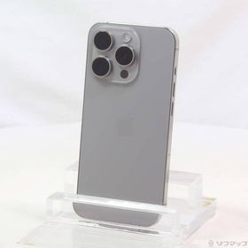〔中古〕Apple(アップル) iPhone15 Pro 128GB ナチュラルチタニウム MTU93J／A SIMフリー〔349-ud〕