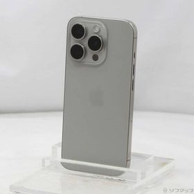 〔中古〕Apple(アップル) iPhone15 Pro 128GB ナチュラルチタニウム MTU93J／A SIMフリー〔251-ud〕