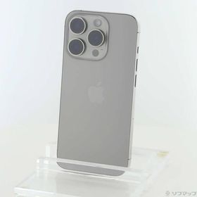 〔中古〕Apple(アップル) iPhone15 Pro 128GB ナチュラルチタニウム MTU93J／A SIMフリー〔297-ud〕