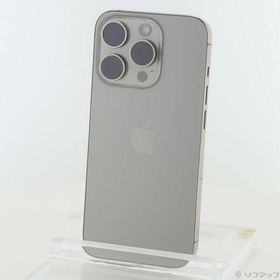 〔中古〕Apple(アップル) iPhone15 Pro 128GB ナチュラルチタニウム MTU93J／A SIMフリー〔269-ud〕