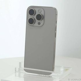 〔中古〕Apple(アップル) iPhone15 Pro 128GB ナチュラルチタニウム MTU93J／A SIMフリー〔198-ud〕