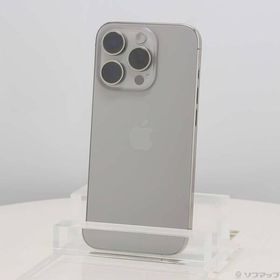 〔中古〕Apple(アップル) iPhone15 Pro 128GB ナチュラルチタニウム MTU93J／A SIMフリー〔349-ud〕