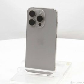 〔中古〕Apple(アップル) iPhone15 Pro 128GB ナチュラルチタニウム MTU93J／A SIMフリー〔349-ud〕