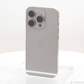〔中古〕Apple(アップル) iPhone15 Pro 128GB ナチュラルチタニウム MTU93J／A SIMフリー〔269-ud〕