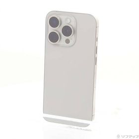 〔中古〕Apple(アップル) iPhone15 Pro 128GB ナチュラルチタニウム MTU93J／A SIMフリー〔276-ud〕