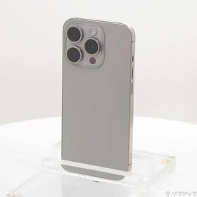 〔中古〕Apple(アップル) iPhone15 Pro 128GB ナチュラルチタニウム MTU93J／A SIMフリー〔305-ud〕