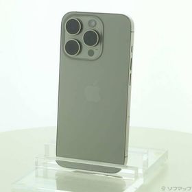 〔中古〕Apple(アップル) iPhone15 Pro 128GB ナチュラルチタニウム MTU93J／A SIMフリー〔344-ud〕
