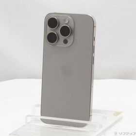 〔中古〕Apple(アップル) iPhone15 Pro 128GB ナチュラルチタニウム MTU93J／A SIMフリー〔344-ud〕