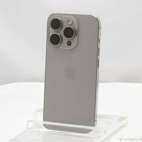 〔中古〕Apple(アップル) iPhone15 Pro 128GB ナチュラルチタニウム MTU93J／A SIMフリー〔295-ud〕