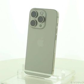 〔中古〕Apple(アップル) iPhone15 Pro 128GB ナチュラルチタニウム MTU93J／A SIMフリー〔348-ud〕