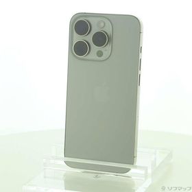 〔中古〕Apple(アップル) iPhone15 Pro 128GB ナチュラルチタニウム MTU93J／A SIMフリー〔368-ud〕