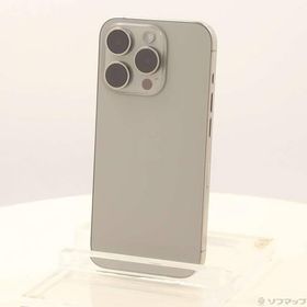 〔中古〕Apple(アップル) iPhone15 Pro 128GB ナチュラルチタニウム MTU93J／A SIMフリー〔305-ud〕