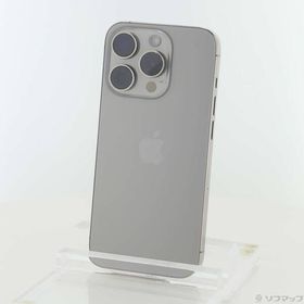 〔中古〕Apple(アップル) iPhone15 Pro 128GB ナチュラルチタニウム MTU93J／A SIMフリー〔251-ud〕