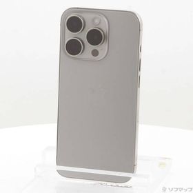 〔中古〕Apple(アップル) iPhone15 Pro 128GB ナチュラルチタニウム MTU93J／A SIMフリー〔344-ud〕