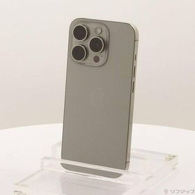 〔中古〕Apple(アップル) iPhone15 Pro 128GB ナチュラルチタニウム MTU93J／A SIMフリー〔198-ud〕