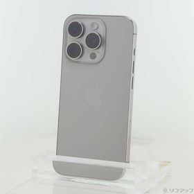〔中古〕Apple(アップル) iPhone15 Pro 128GB ナチュラルチタニウム MTU93J／A SIMフリー〔276-ud〕