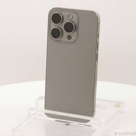 〔中古〕Apple(アップル) iPhone15 Pro 128GB ナチュラルチタニウム MTU93J／A SIMフリー〔377-ud〕