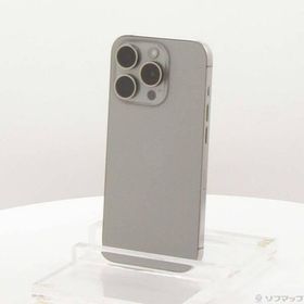 〔中古〕Apple(アップル) iPhone15 Pro 128GB ナチュラルチタニウム MTU93J／A SIMフリー〔368-ud〕