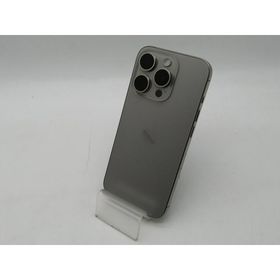 【中古】Apple 国内版 【SIMフリー】 iPhone 15 Pro 128GB ナチュラルチタニウム MTU93J/A【大須アメ横】保証期間１ヶ月【ランクA】