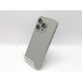 【中古】Apple 国内版 【SIMフリー】 iPhone 15 Pro 128GB ナチュラルチタニウム MTU93J/A【立川フロム中武】保証期間１ヶ月【ランクA】